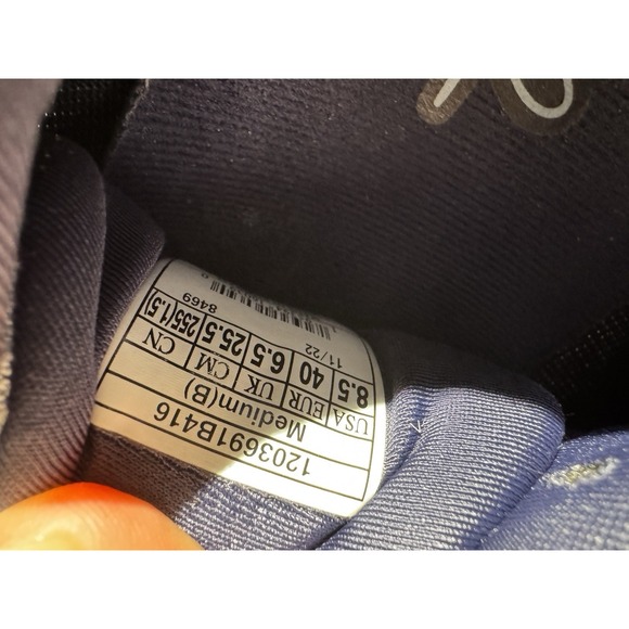 Brooks Glycerin 20 Neutral Running Shoe Light Blue Peacoat Women's Size 8.5 - Picture 7 of 7